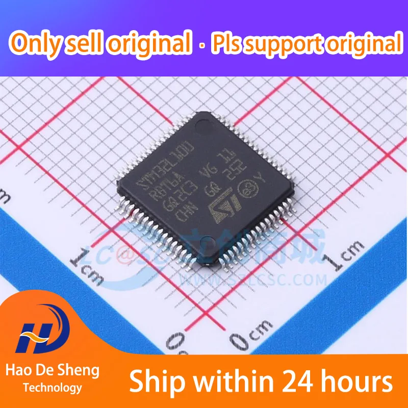 

10 шт./партия STM32L100RBT6ATR STM32L100RBT6 QFP64 новая Оригинальная фотография