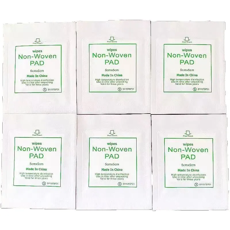10 pack Disposable Non-woven Pads, Absorbent Wound Dressing Pads, Hemostatic First Aid Pads, Sterile Cleaning Wipe Pads