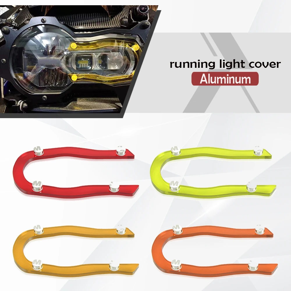 

R1200GS R1250GS Moto Accessories LED Daytime Running light Cover For BMW R1250GS Adventure R 1250 GS R 1200 GS LC R1200GS Adv