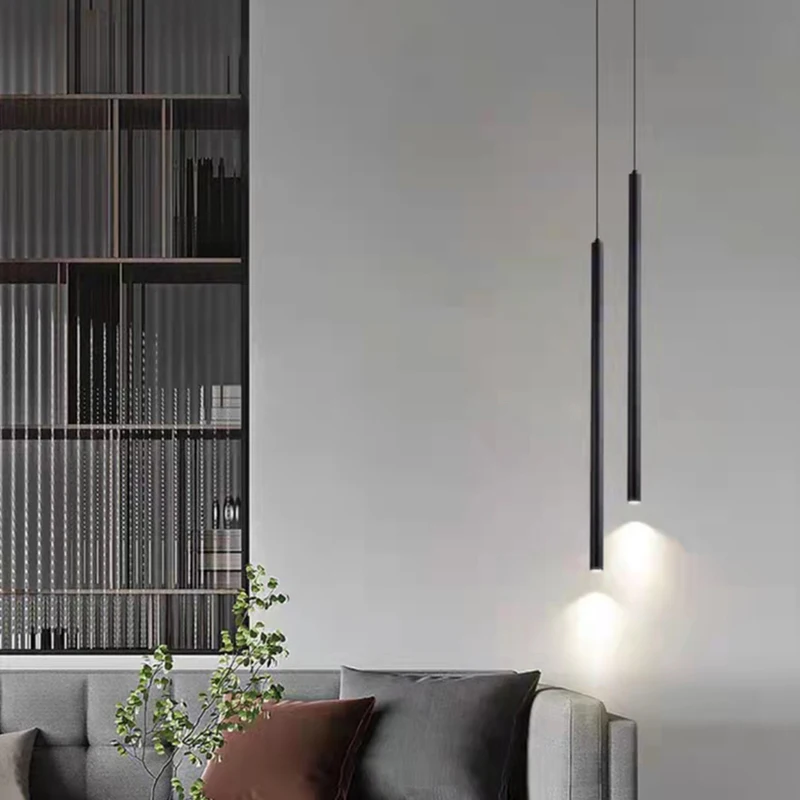 Minimalistischen Kupfer Anhänger Lichter Für Nacht Wohnzimmer Esszimmer Küche Hängen Lampe Gold Schwarz Körper Draht Einstellbar 4000K