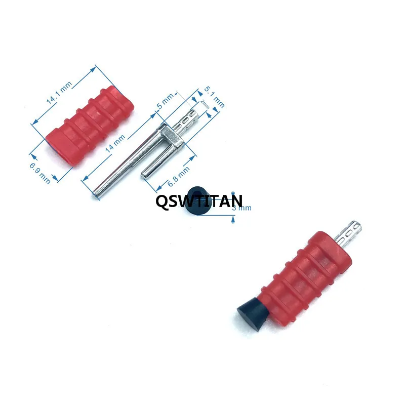 Dental Lab Use Double Twin Pins with Plastic Easily used with Pindex Machine 500sets