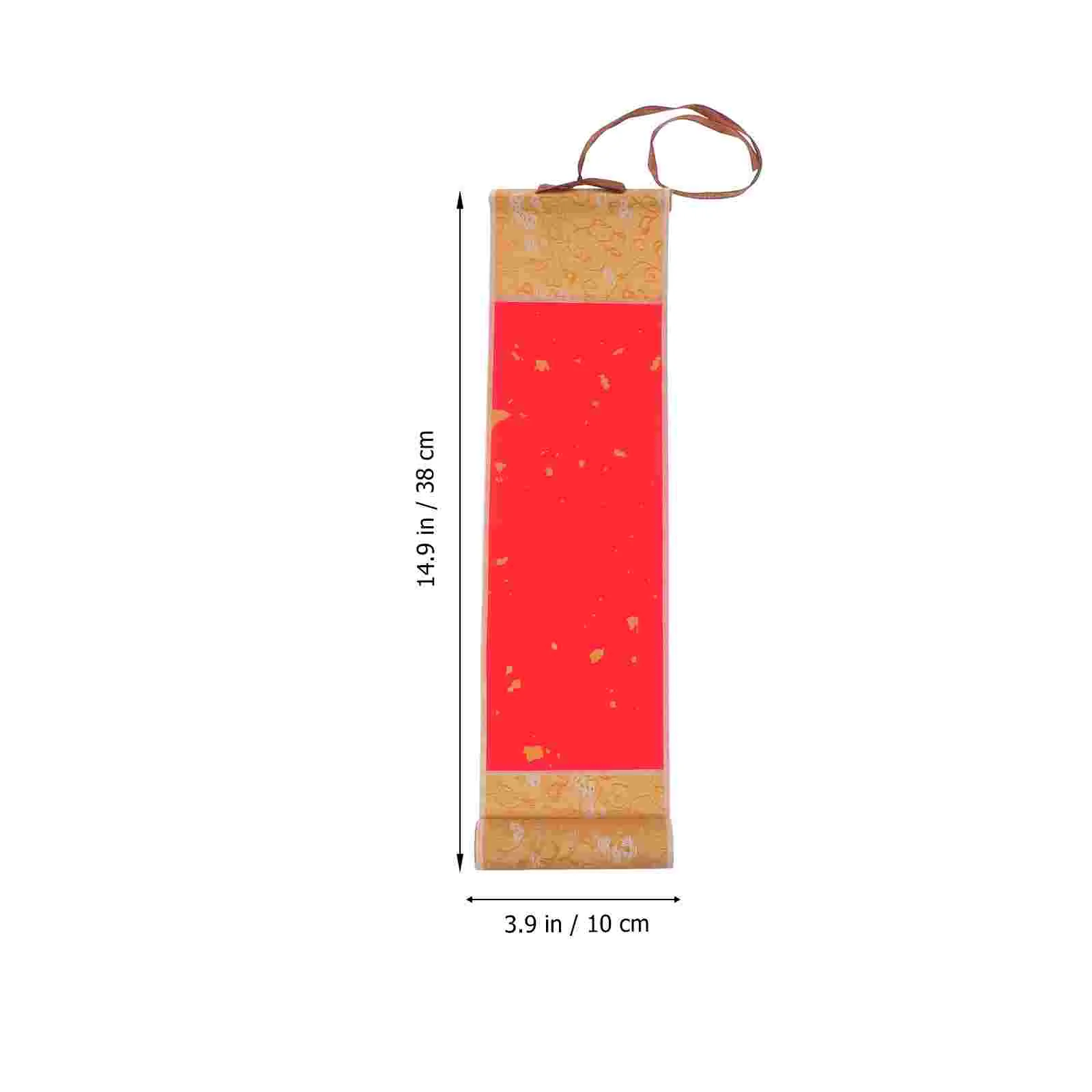 Rice Paper Scroll Chinese Calligraphy Blank Painting White Hangers Poster Accessory Office