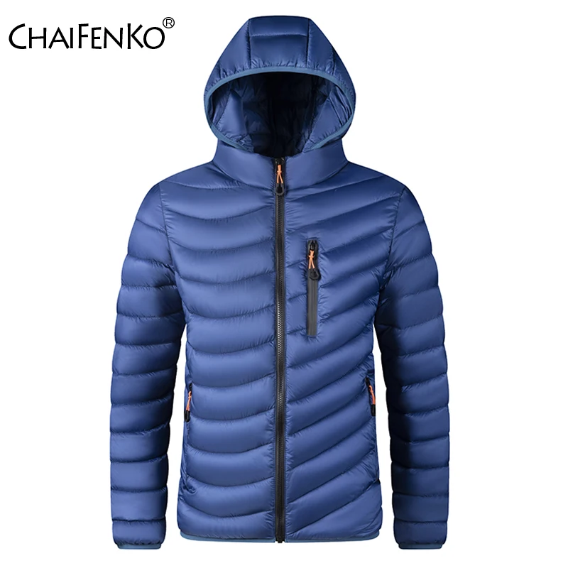 Men Warm Parkas 2024 Autumn Winter New Windproof Thick Hooded Jacket Coat Mens Fashion Slim Outwear Men Classic Casual Parka Men