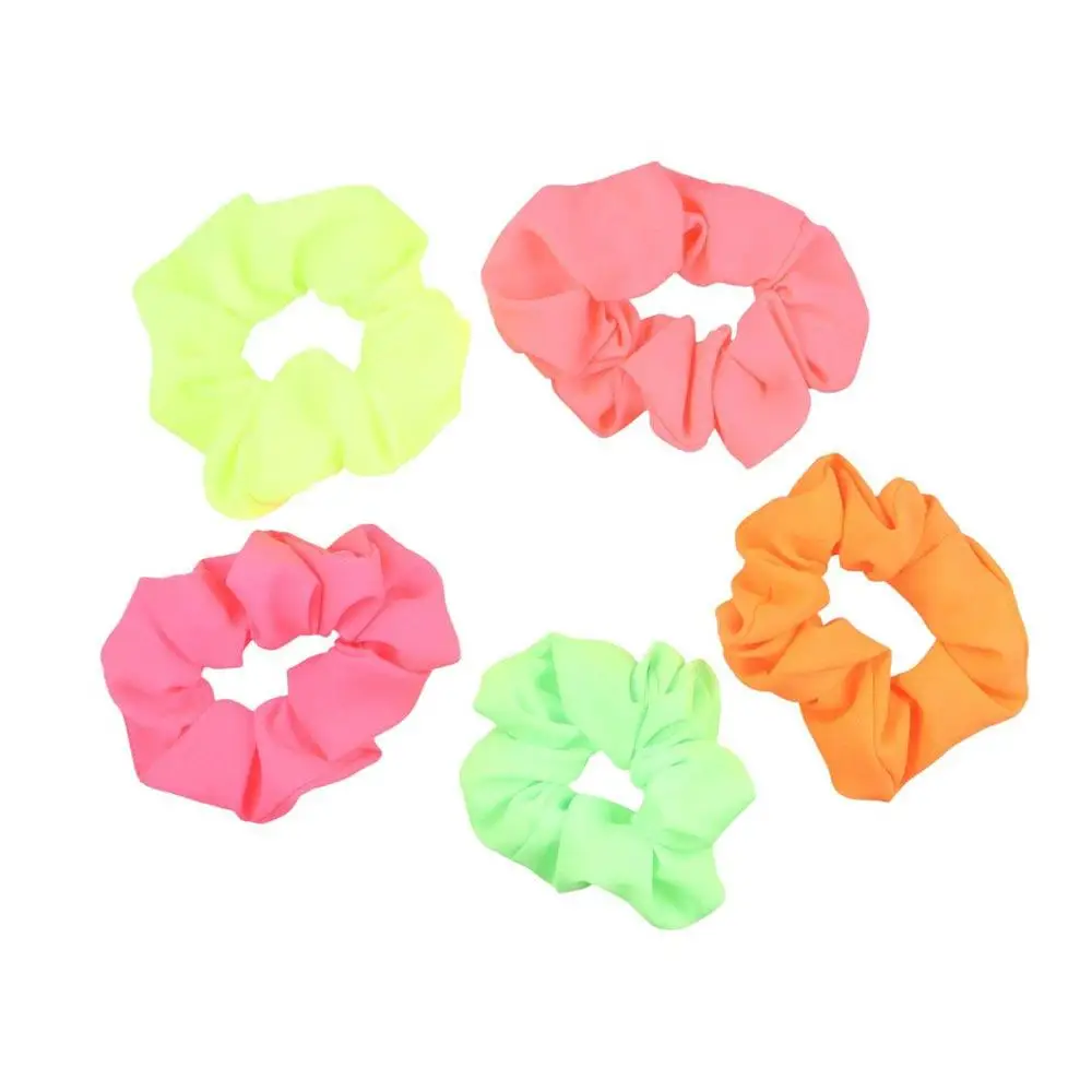 

Women Ponytail Holder Neon Colour Hair Rope Hair Accessories Headwear Hair Ties