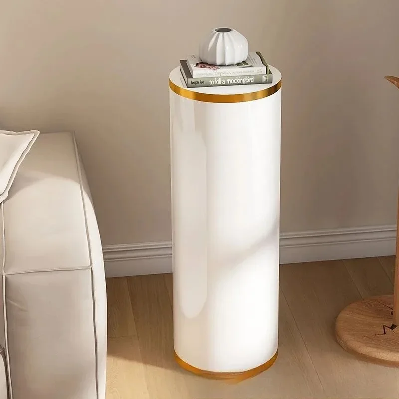 Rotating shoe cabinet round household entrance shoe rack entrance corridor against the wall, no installation ultra-narrow