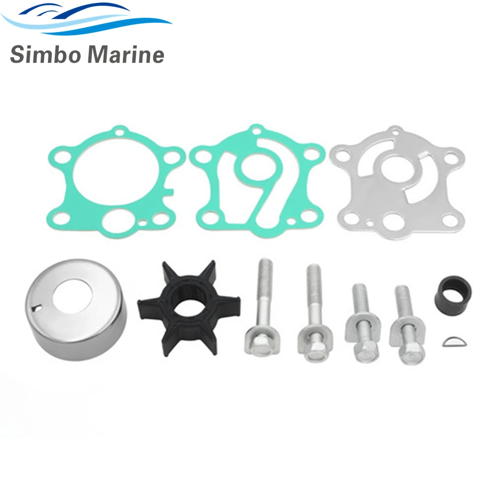 Water Pump Repair Kit for Yamaha 2-Stroke 55HP C V 55 Outboard 663-W0078 663-W0078-A0 18-3425 84188T M boat accessories marine