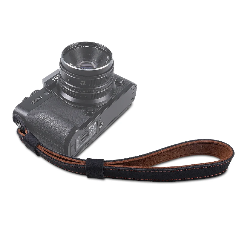 Genuine Real Leather Camera Hand Wrist Strap For Sony Fujifilm Fuji Samsung Panasonic Nikon Canon