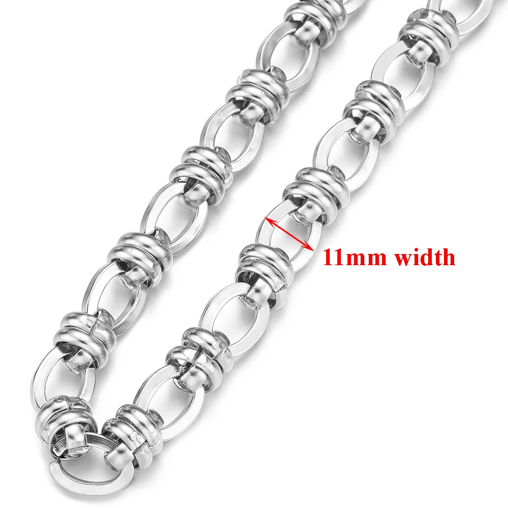 1 Meter Fashion Stainless Steel Square Wire Chains DIY Hip Hop Necklaces Findings Bracelets Supplies Jewelry Making Accessories