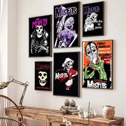 M-Misfits Hot Poster Self-adhesive Art Poster Retro Kraft Paper Sticker DIY Room Bar Cafe Vintage Decorative Painting