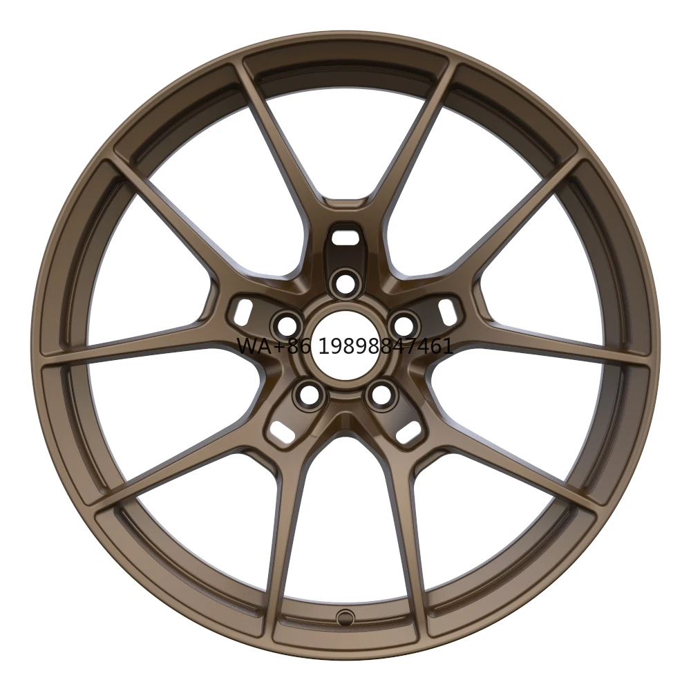 

Factory Wholesale New RWE 17 Inch Hyper Black Machining Car Wheels 5x108 PCD 30mm Multi-Spoke Aluminium Alloy Passenger Wheel 5