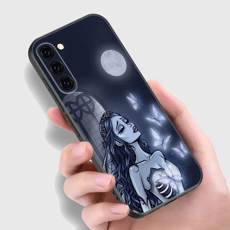 Halloween Corpse Bride Phone Case For Samsung A13 A22 A24 A32 4G A25 A34 A35 A52S A53 A54 A55 A73 5G A12 A14 A15 A23 A31 A33 A50