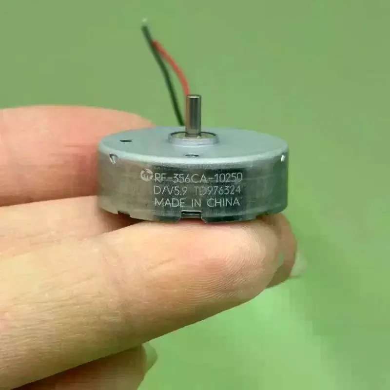 1Pcs DC 3V~6V 5.9V 8900RPM Micro 24mm Round Motor RF-356CA-10250 Thin Motor For DIY Toy Fan Hobby Car AV CD Audio Player