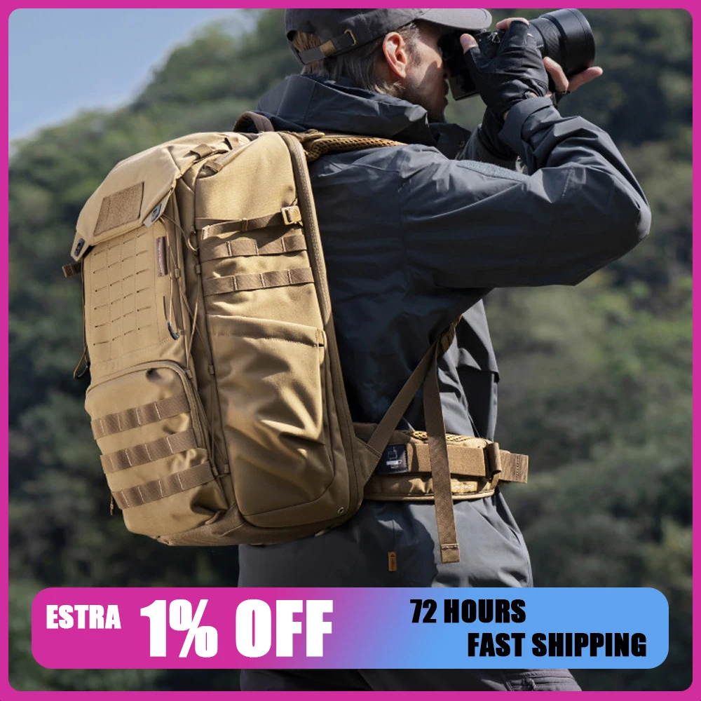 

PGYTECH OneMo Tactical Backpack 25L/35L Waterproof DSLR/SLR/Mirrorless Photography Camera Bag with 15.6" Laptop Sleeve