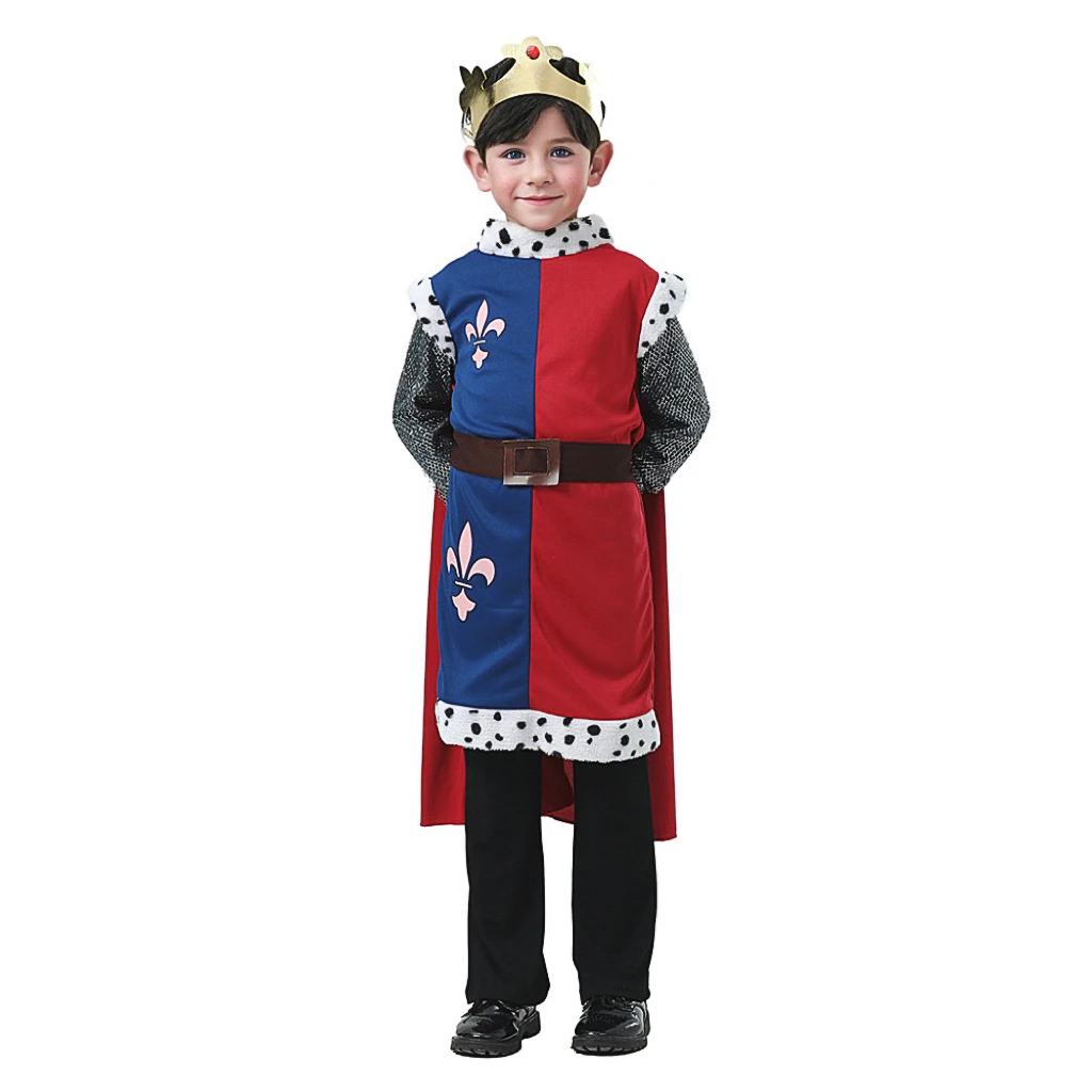 Kids Medieval King Arthur Costume For Halloween Or Los Reyes Magos Gift