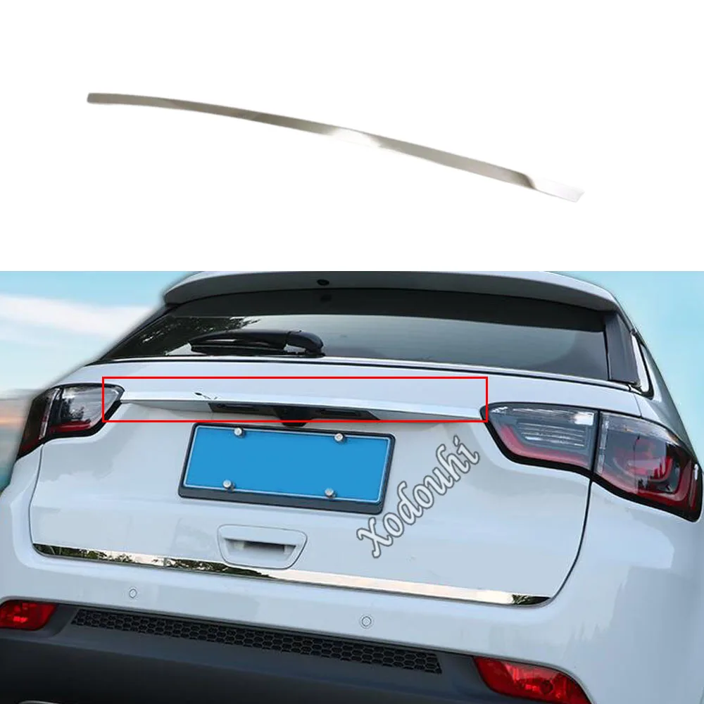 

For Jeep Compass 2017 2018 2019 2020 2021 2022 Styling Panel Stainless Steel Rear Back Door Trunk Tailgate Frame Plate Trim Lamp