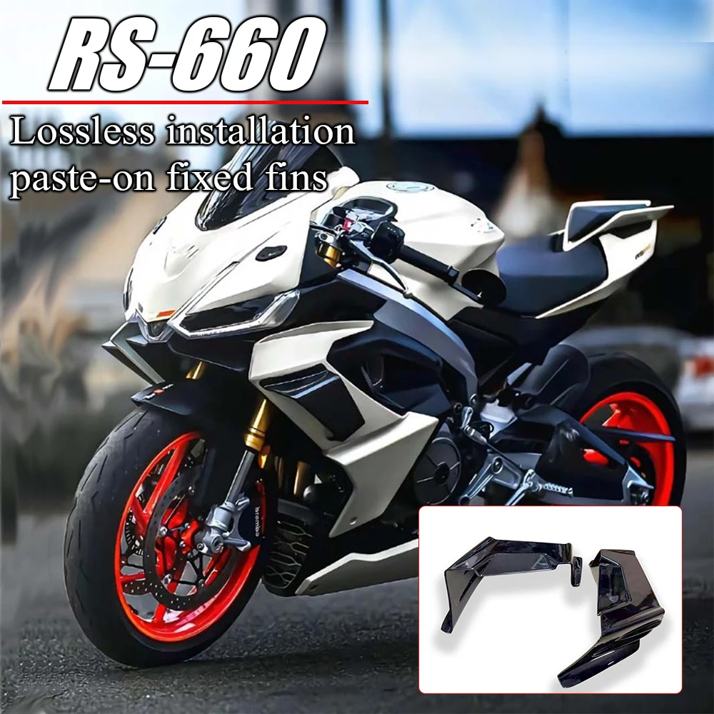 

FOR Aprilia RS 660 Tuono 660 2021 2022 2023 Sticker version deflector aerodynamic wing no need to drill holes rs660 Front wing