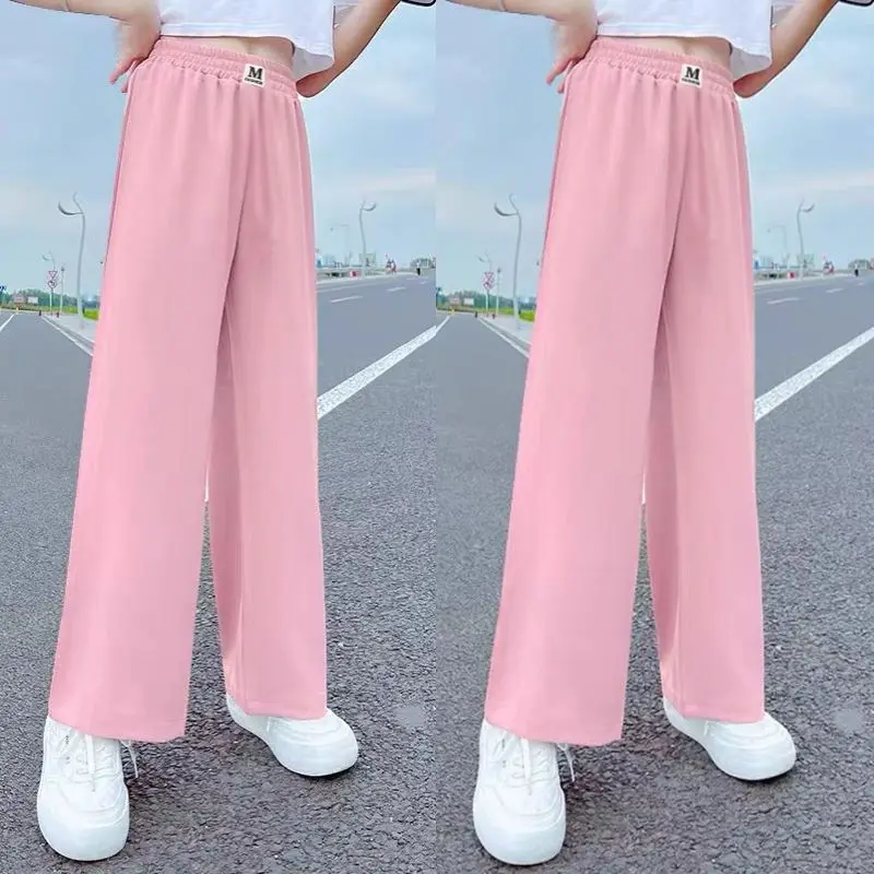 2023 Summer Girls Casual Thin Soft Pant Trousers