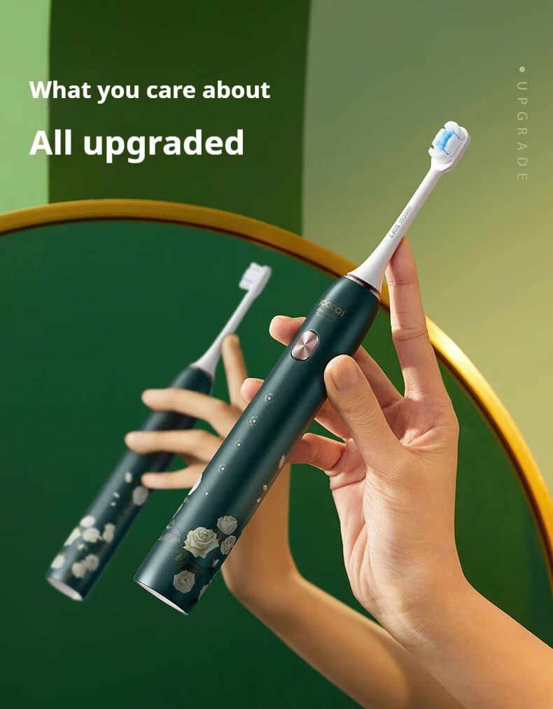 SOOCAS D5 Escova de dentes elétrica ultrassônica Sonic Escova de dentes atualizada tipo c rápida carregável adulto IPX7 à prova d'água