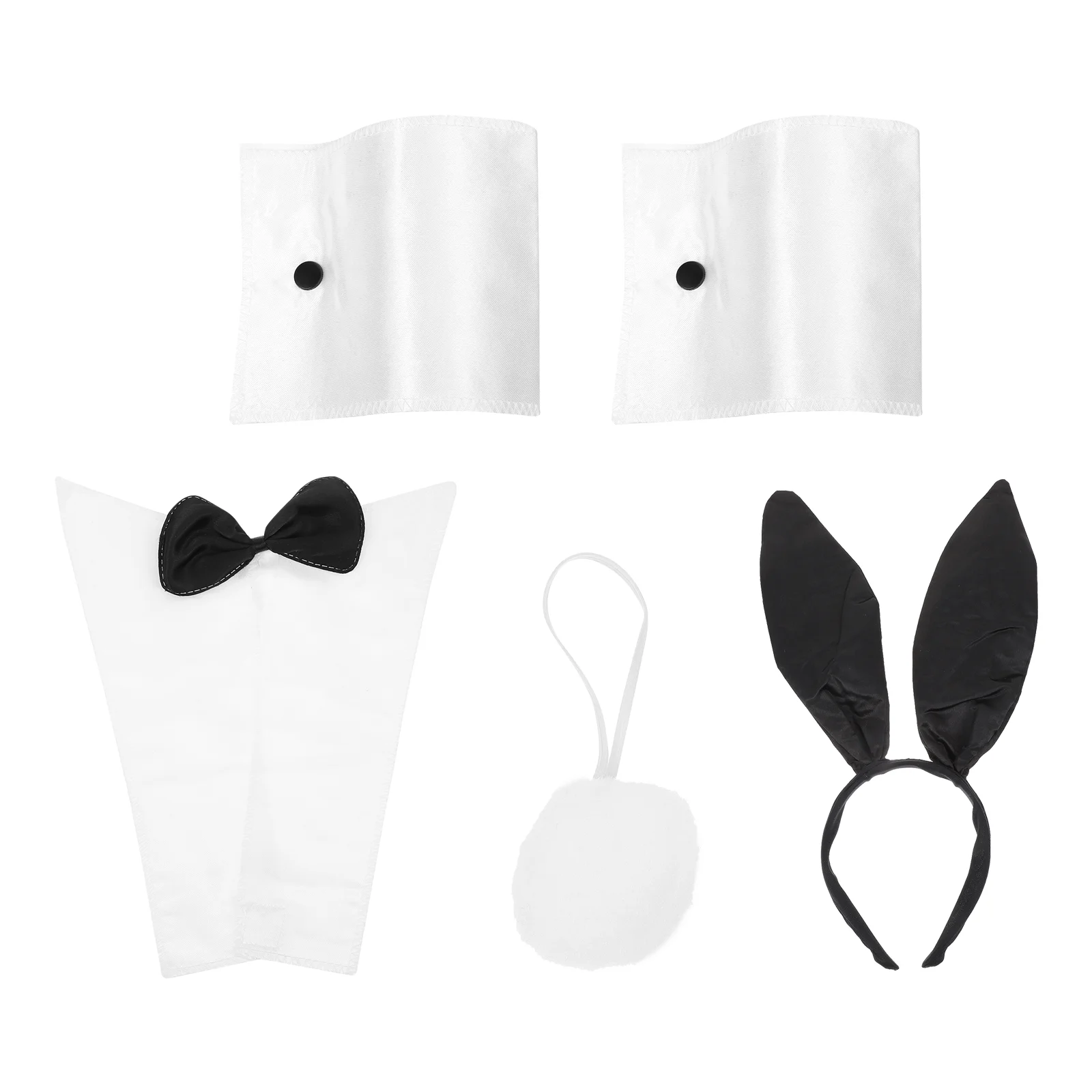 Rabbit Headband Set Party Hairband Bunny Cosplay Prop Ear Hoops Costume Costumes Dress Accessory