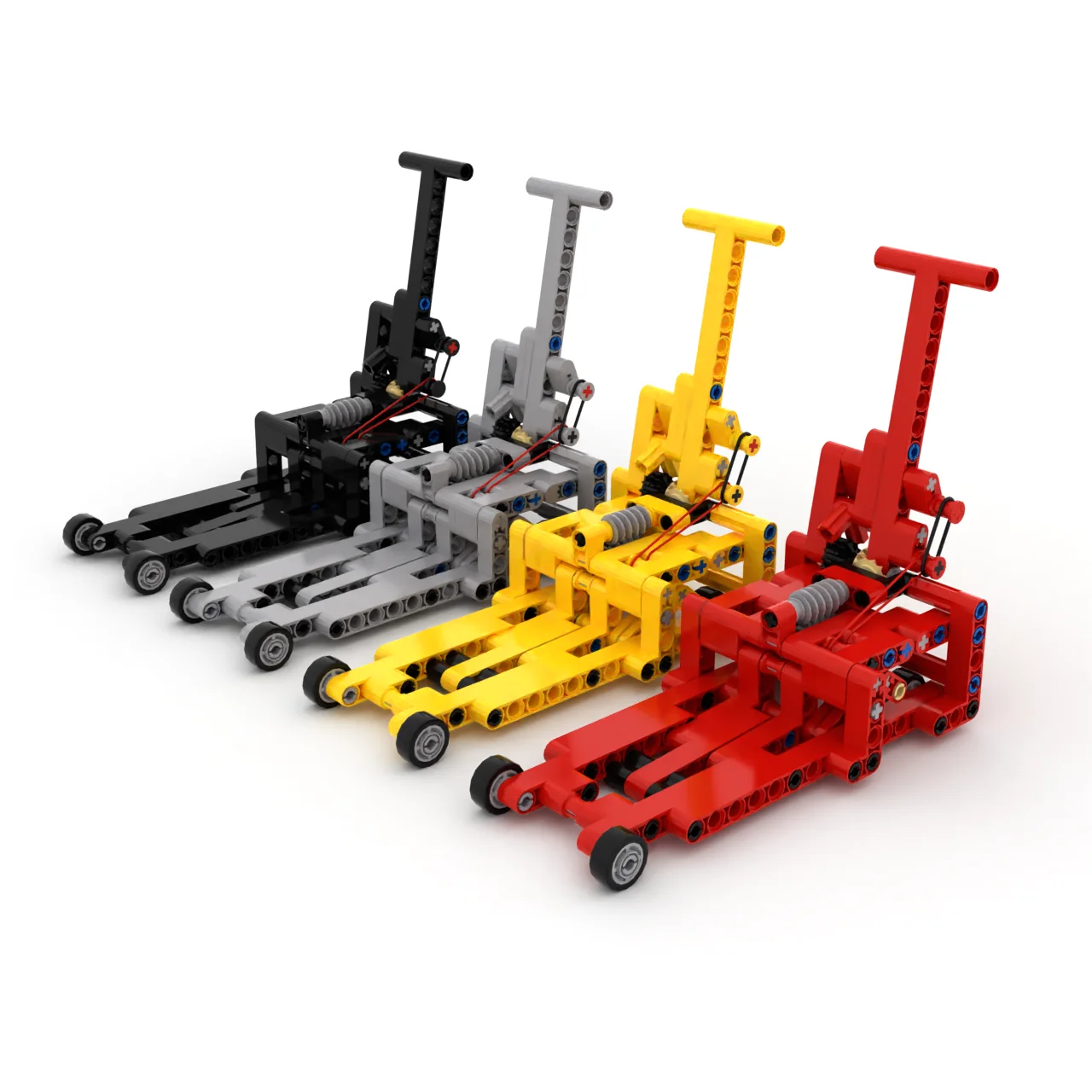 

Механический набор образовательных строительных блоков своими руками - собранный вилочный погрузчик MOC | Развивающая игрушка STEM унисекс