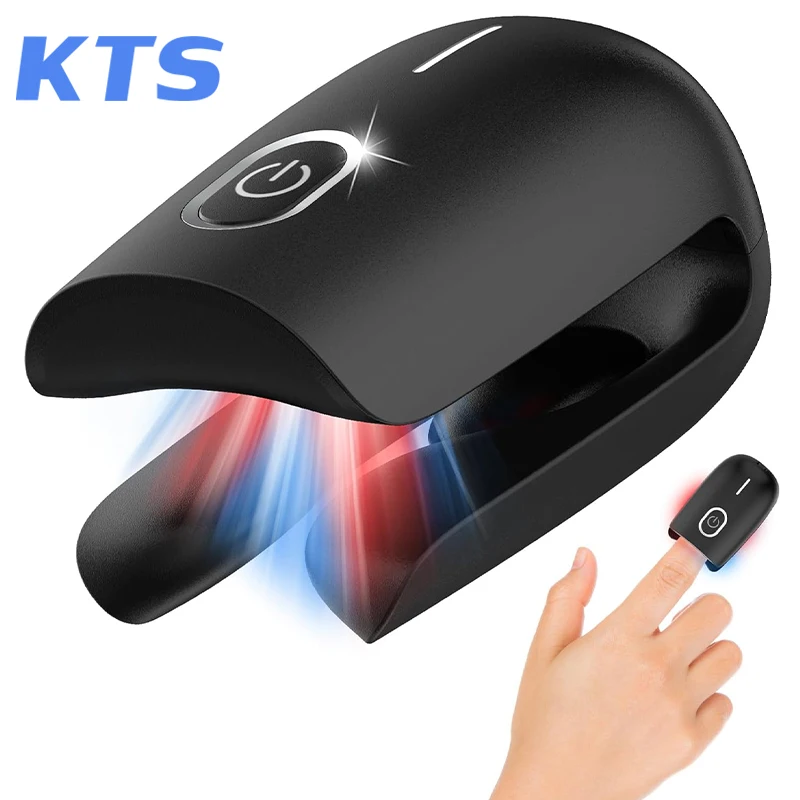 KTS Nail Fungus Laser Device Toenail Laser Therapy Machine Anti Fungal Laser Equipment for Onychomycosis 910nm 407nm USB Charge