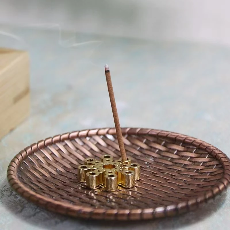 1pc Creative Incense Holder, Multi Hole Line Incense Insert Incense Holder, Indoor Living Room Sandalwood Supplies