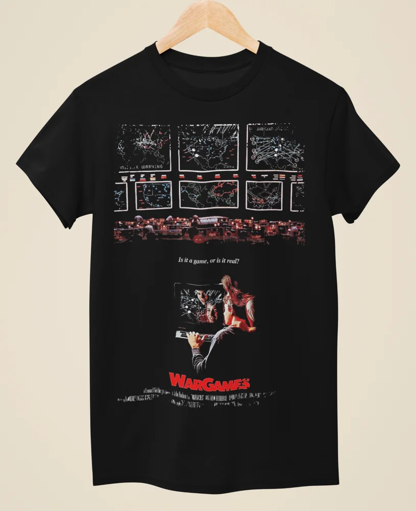 

WarGames (1983) - Movie Poster inspired Unisex Black T-Shirt