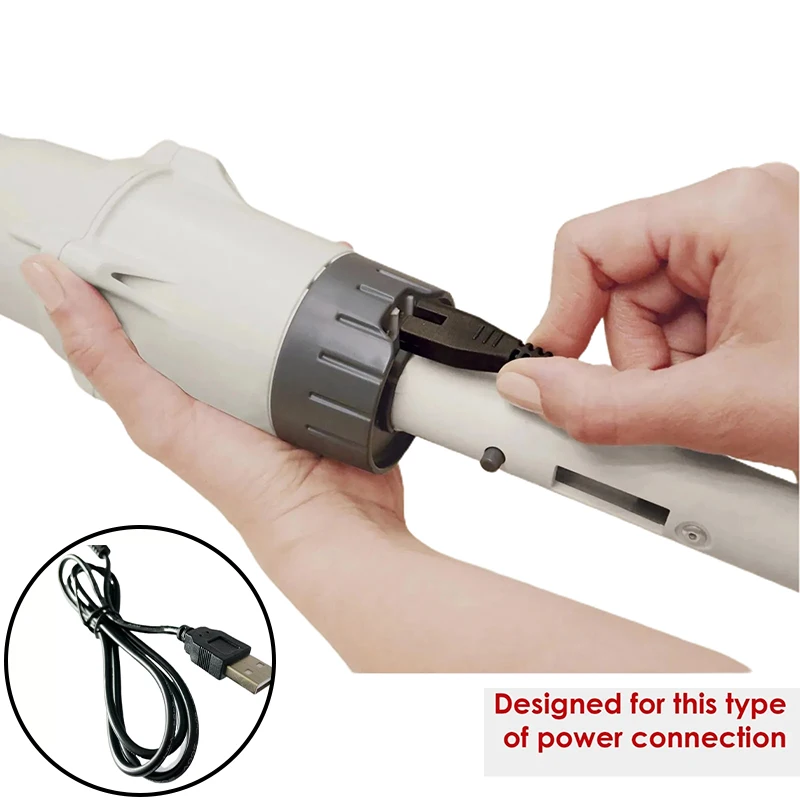 1pcs Pool Vacuum Charging USB Cable Replacement Charger Battery Life Tool Suitable For Intex/Lay-Z-Spa Camping Accessories
