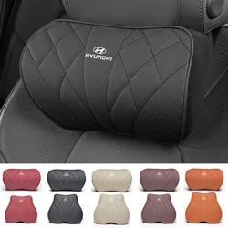 Head Pillow Car Neck Support Auto Seat Covers Headrest For Hyundai Genesis N-LINE I10 I20 I30 I40 IX20 IX35 Kona Getz Veloster