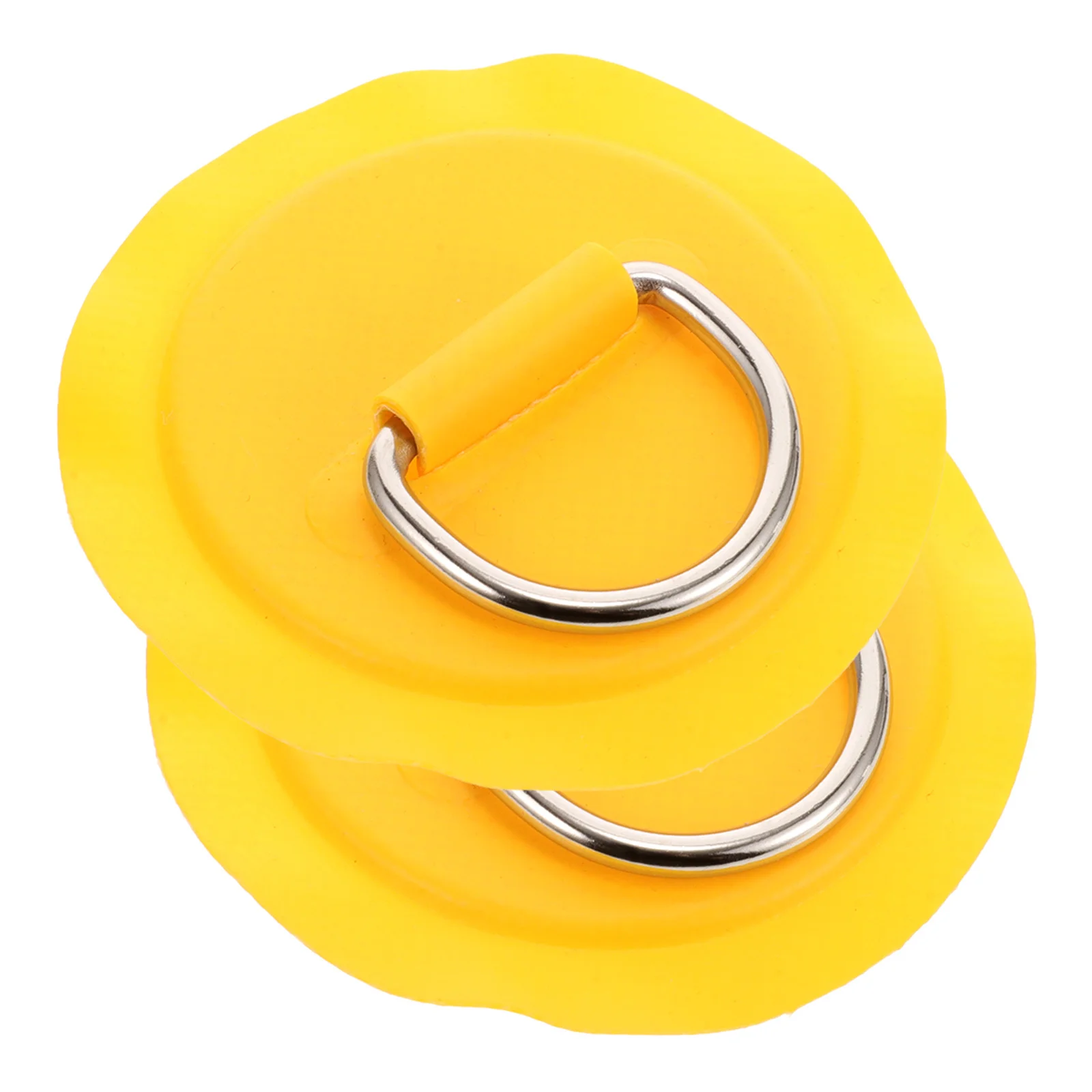 

2pcs Pvc Boat Rope Buckle Replacement Kayak D-Ring Patch Fixator For Inflatable Canoe Rafting Lightweight Metal Ring Fittings