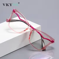 VICKY, gafas graduadas para miopía para mujer, gafas de lectura para hipermetropía, gafas de ojo de gato antiluz azul, montura de gafas ópticas P2106