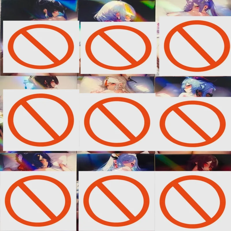 DIY One Piece, Azur Lane & Genshin Impact Doujin Foil Cards | Boa Hancock, Taihou, Keqing, Shenhe, Raiden Collection