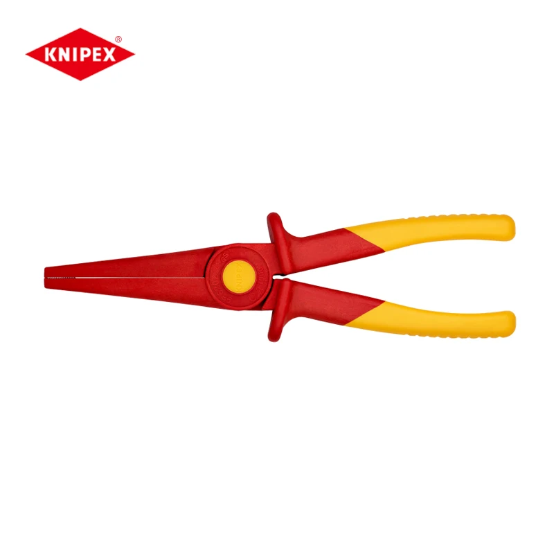 

KNIPEX Gripping Insulated Pliers Long Nose Plier For Electrician Snipe Nose Pliers Of Plastic Insulating NO.98 62 02