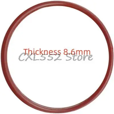 

1Pc OD 50/55/60/65/70/75/80/85/90/95/100/105/110x8.6mm Red VMQ Silicone O-Ring Sealing Ring Washer Gasket