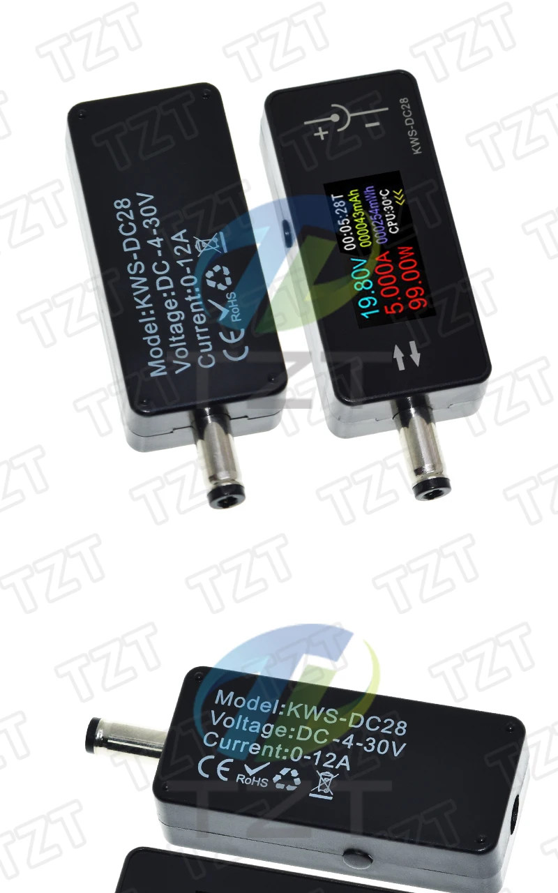 KWS-DC28 0,96 Zoll TFT HD Digitalanzeige DC-Spannungsmesser Leistungsmesser Handy-Ladetester Detektor Elektrikerwerkzeug – Detail 11