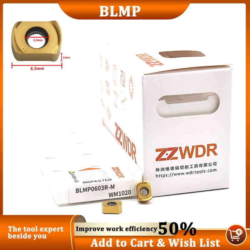 

ZZWDR BLMP 0603R M WM1020 WM1030 WM1125 Carbide Insert Milling Turning Tools High Quallity CNC Lathe Tools BLMP0603