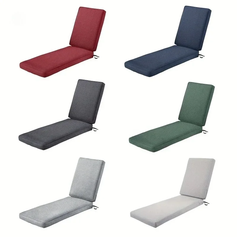 80 X 26 X 3 Inch Patio Chaise Lounge Cushion With Removable