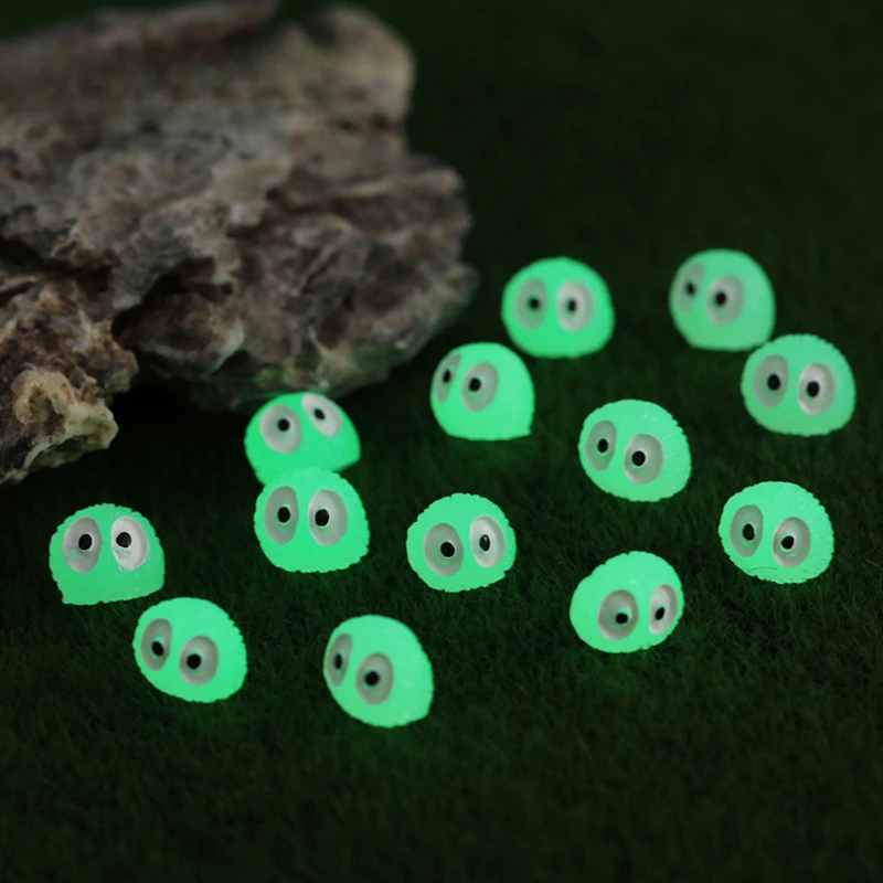 Luminous Resin Dust Briquettes for Kid, Novelty Toy, Elfs Ornament, Creative Phosphorescent Glow, Star That Shine in Dark, 10Pcs