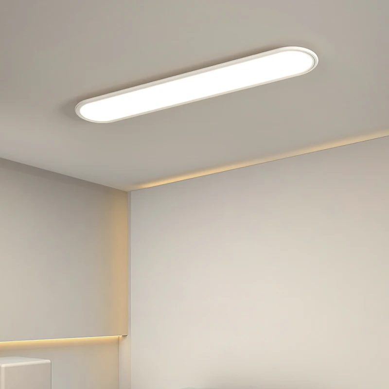 Modern Panel Light LED Ceiling Light for Dining Table Bedroom Kitchen Island Corridor Balcony Oval Shape Ceiling Lamp Fixture