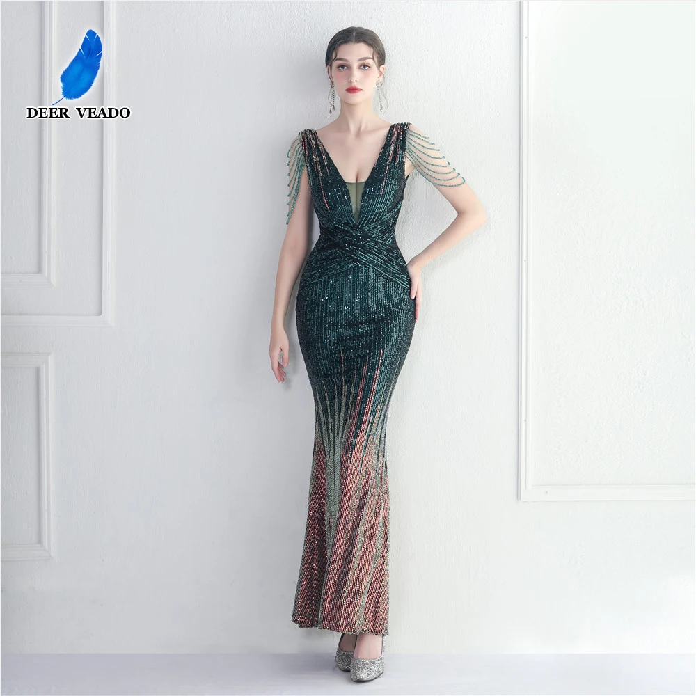 deerveado-deep-v-neck-mermaid-sequins-long-evening-dress-with-beads-elegant-party-dresses-for-women-2023-formal-occasion-dress