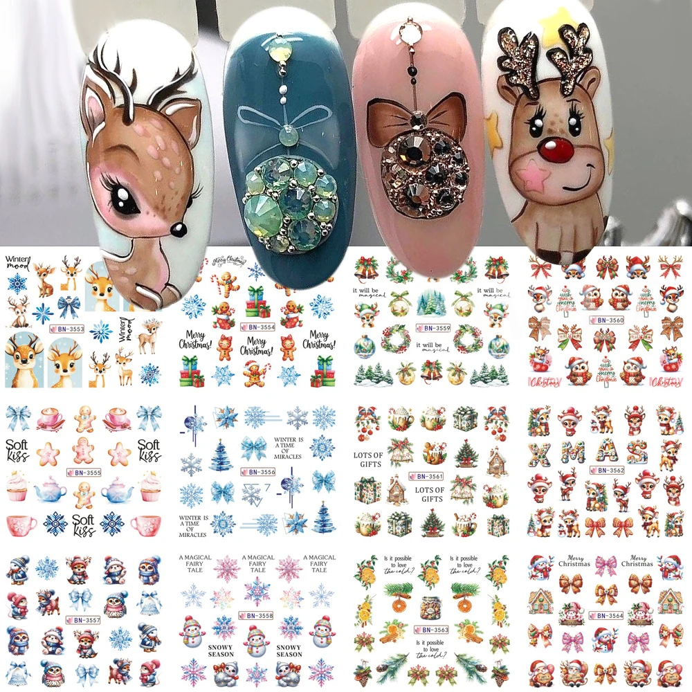 24 Naklejki na Paznokcie Hallo – Nail Art Xmas Design recenzja i cena