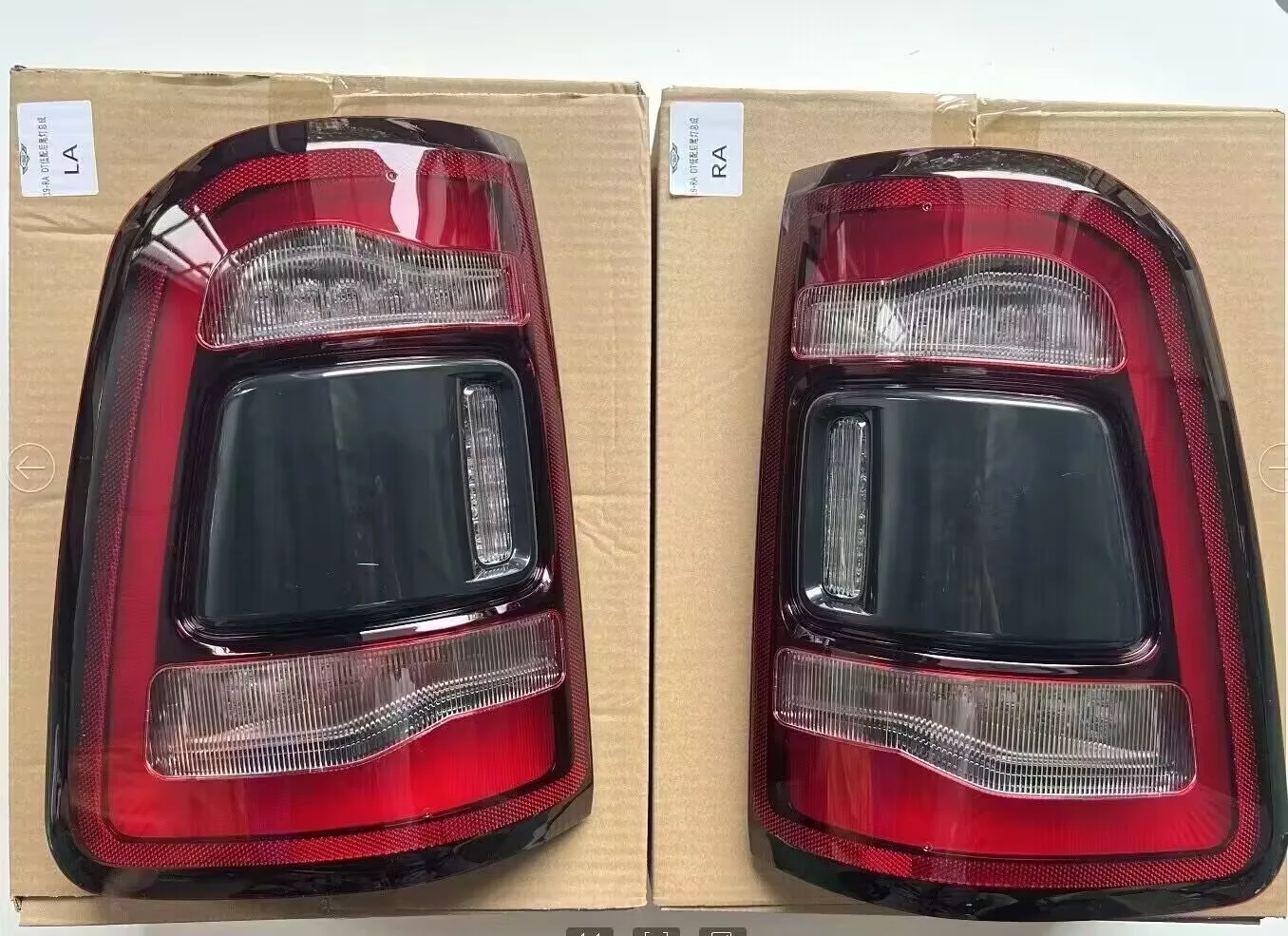 

1pc Left & Right Passenger Tail Light For Dodge RAM 1500 2019-2022 LED Rear Lamps 55112992AC 55112992AD 55112993AC 55112993AD FM