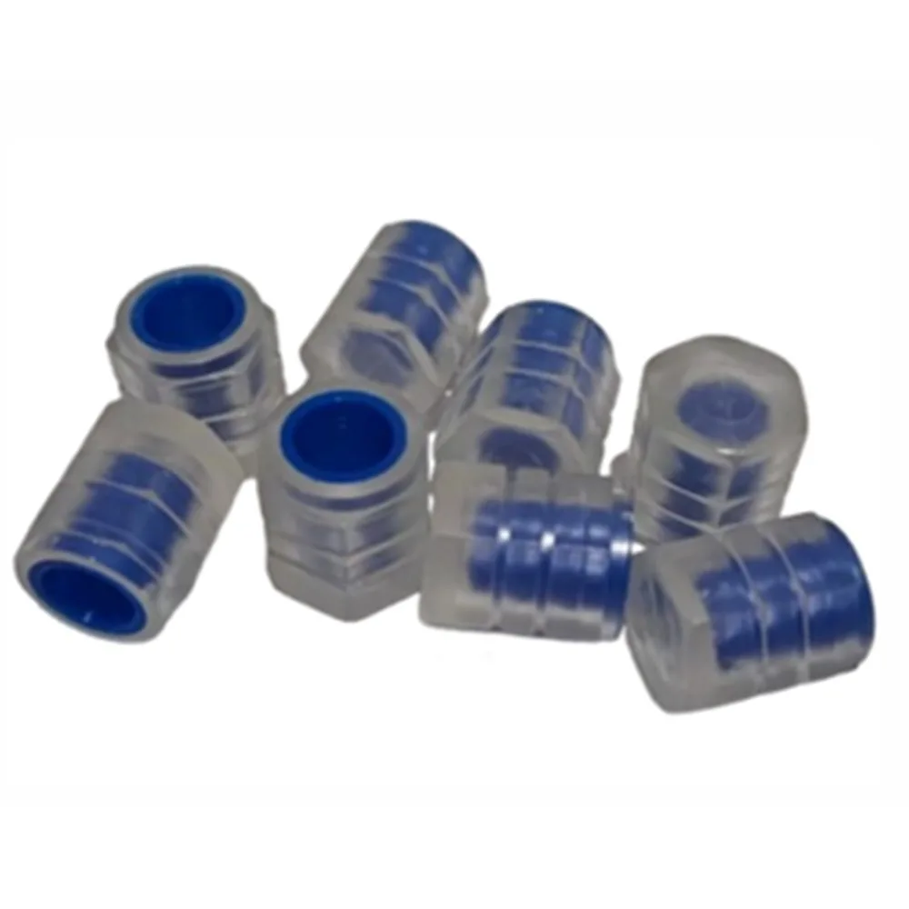 

8Pcs Night Glowing Glowing Tire Valve Caps Self-luminous Super Bright Luminous Fluorescent Valve Caps Glow-in-the-dark Dustproof