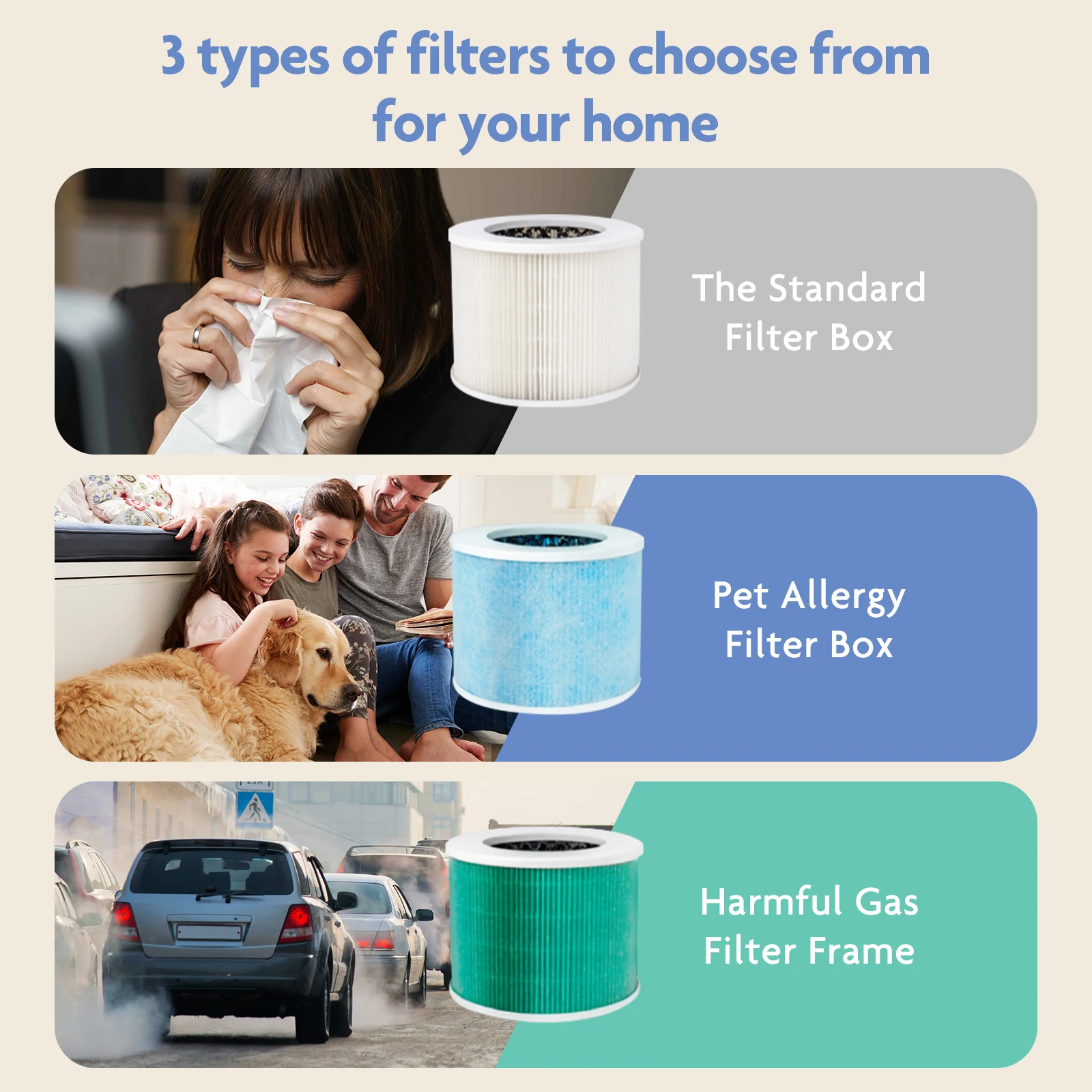 Pet Hepa Smart Home air Purifier Room Personal for Smoking 99.97% air Purifier air Purifier for Home Large