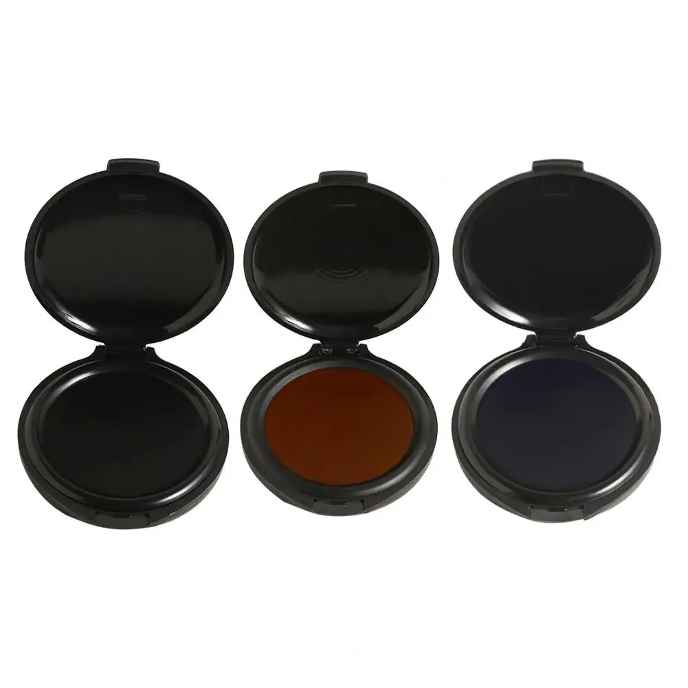 

Fingerprint Ink Pad 3pcs Fingerprint Ink Pads for Id Security Notary Supplies Quick-drying Water for Thumbprint