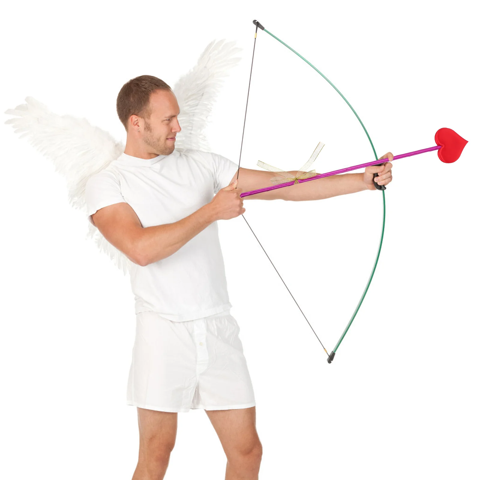 Costume Props Valentine Cupid Bow Make Makeup Accessories Arrow Plastic Party Decor