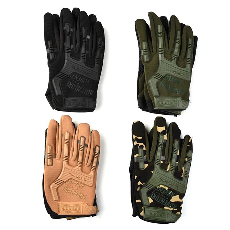 1Pair Summer Tactical Gloves Military Men Women Knuckles Protective Gear Hand Driving Climbing Cycling Bicycle Riding