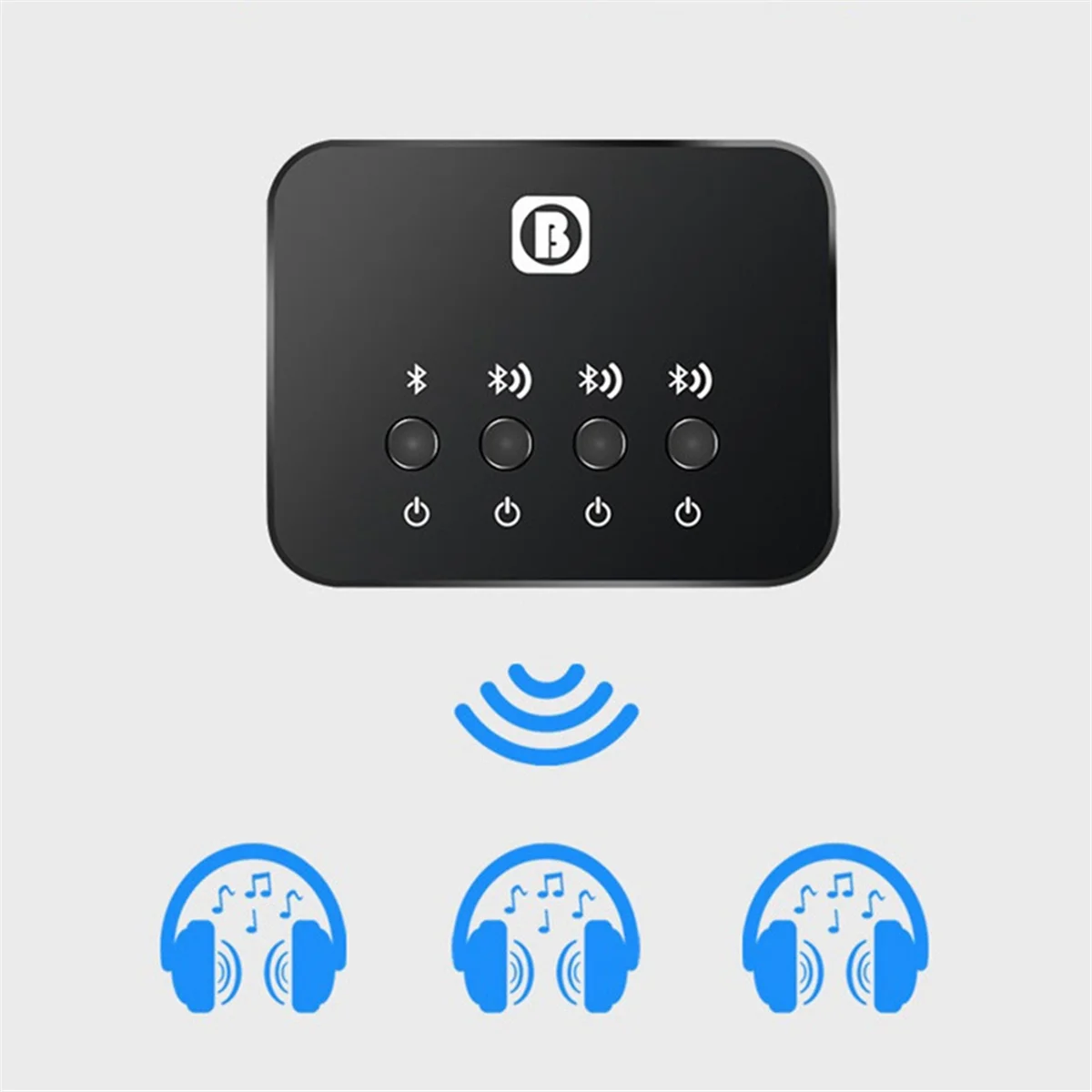 Transmissor receptor bluetooth adaptador sem fio para alto-falante tv pc carro sem fio áudio compartilhador música streaming estéreo ydh