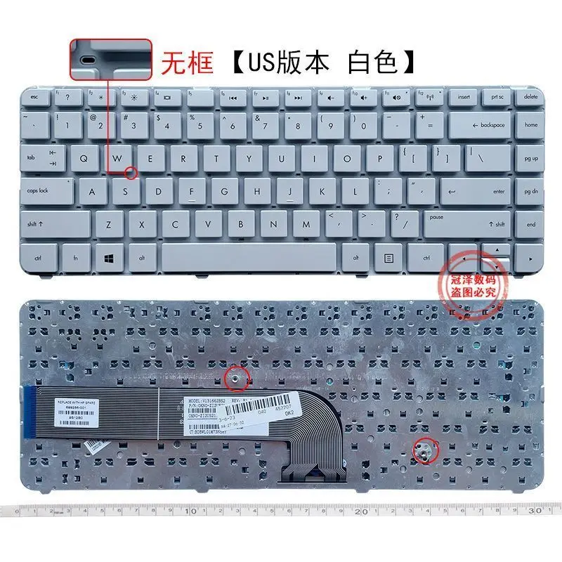 Nuevo teclado para ordenador portátil HP dv4-5000 DV4-5018 5b01 5021 5204 5214 5302 5215 TPN-P102 DV4-5A04 5304 5016 5113 5303 5305 5A03