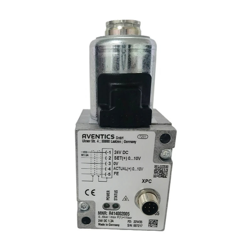 R414002005 AVENTICS Solenoid Valve Proportional Control Valve 1/4 in Port -50C to 100C 0-1 MPa